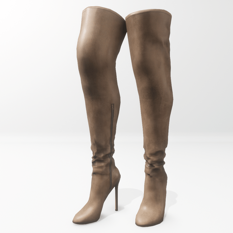 "Alina - Daisy" and Nicci avatar boots - brown