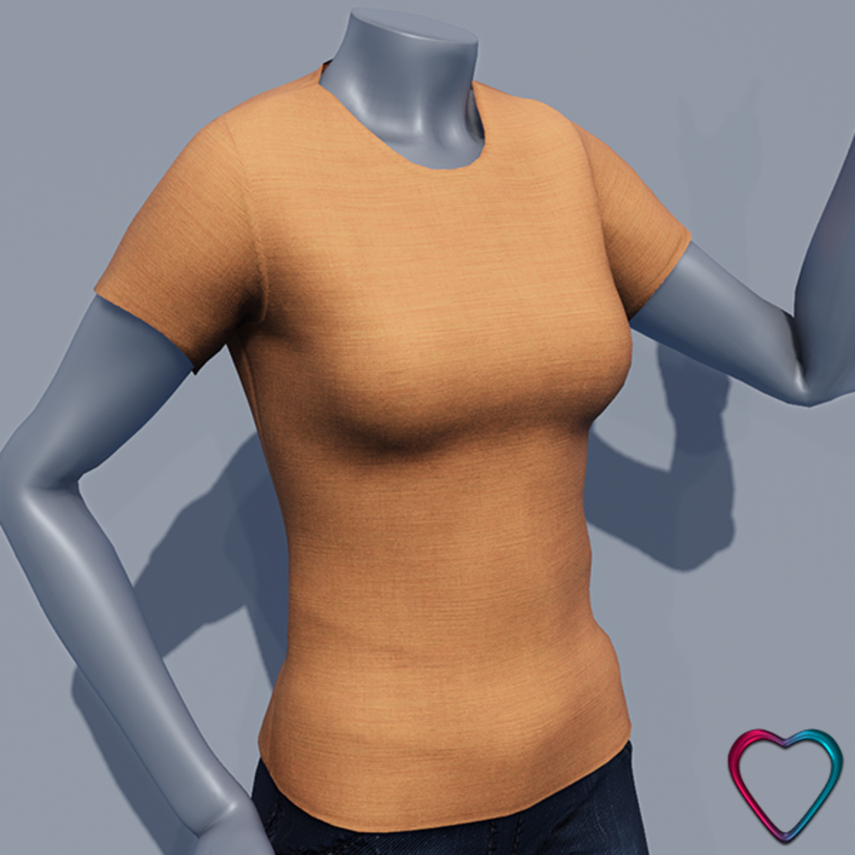 Women Tee-Shirt - Sun Orange