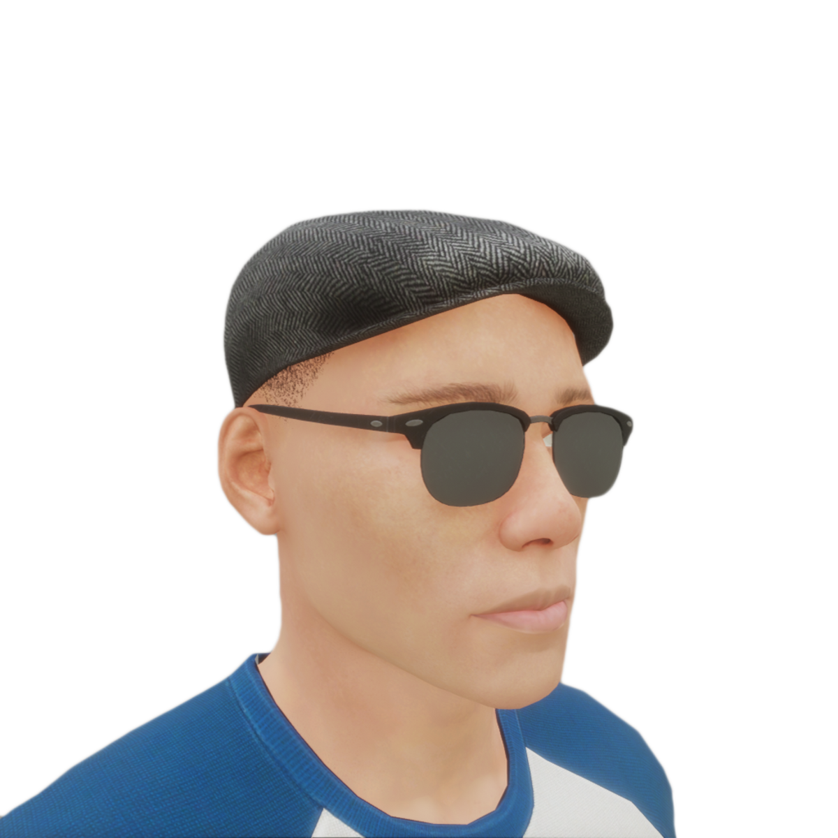 Flatcap - grey (male)