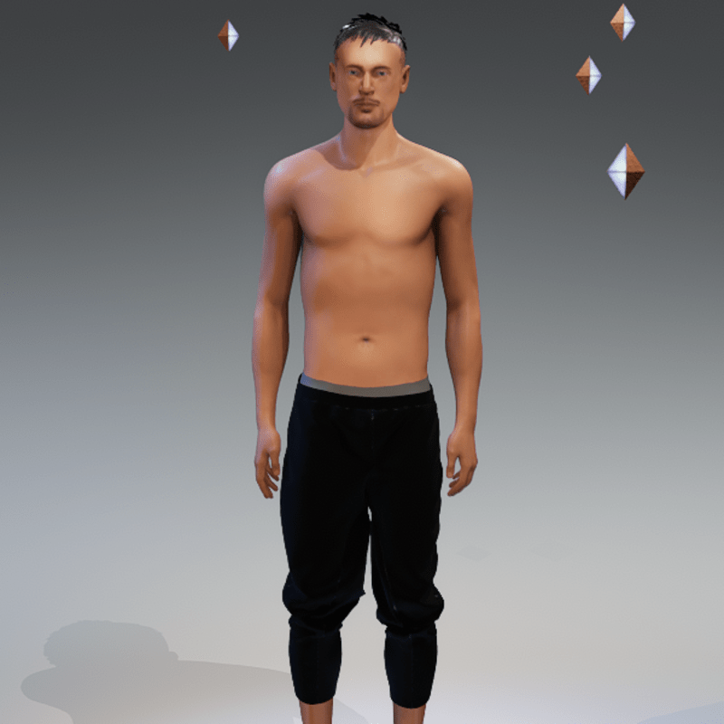 Men's Boho Pants black