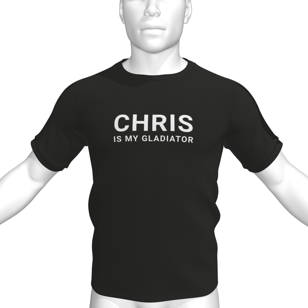 CHRIS IS MY GLADIATOR T-Shirt - Male