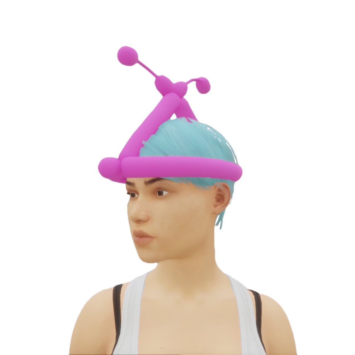 Balloon hat pink (female)
