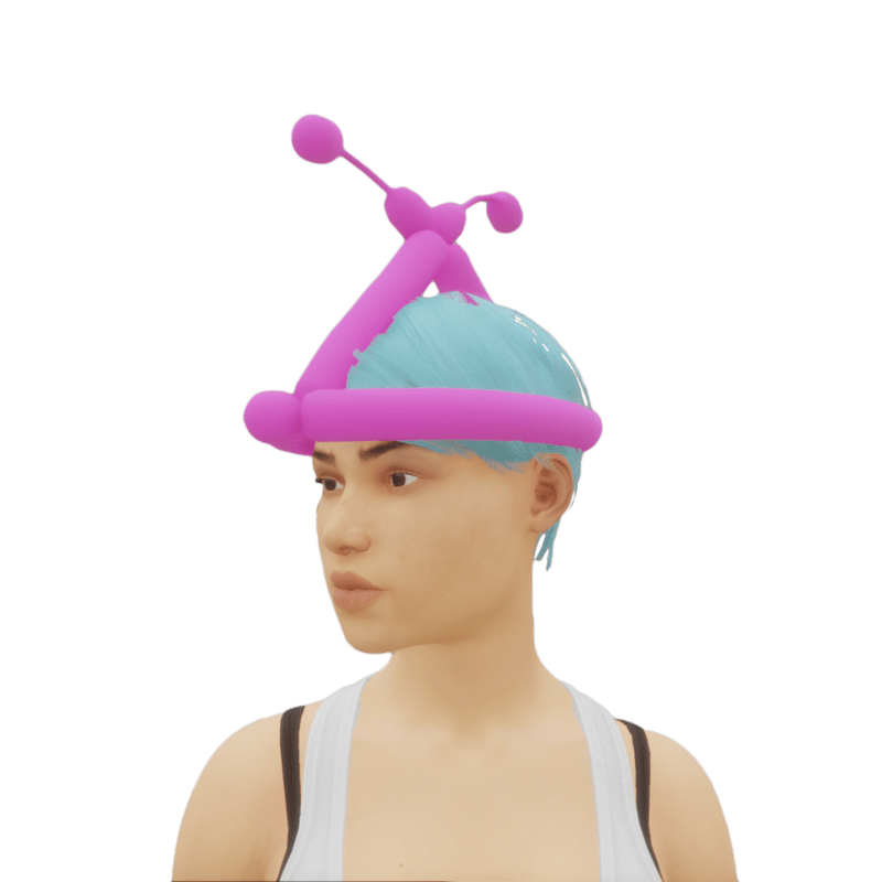 Balloon hat pink (female)