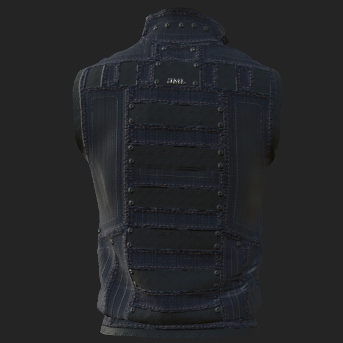 VEST_ DENIM_ ( JACKET_ ) BLUE