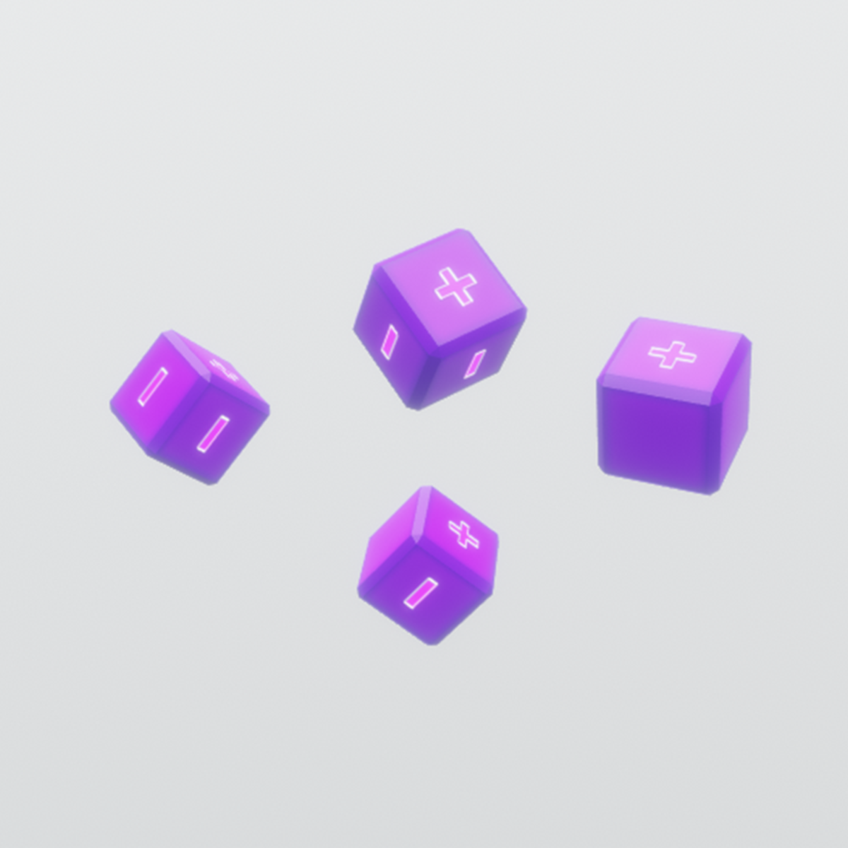 Purple Fate Dice
