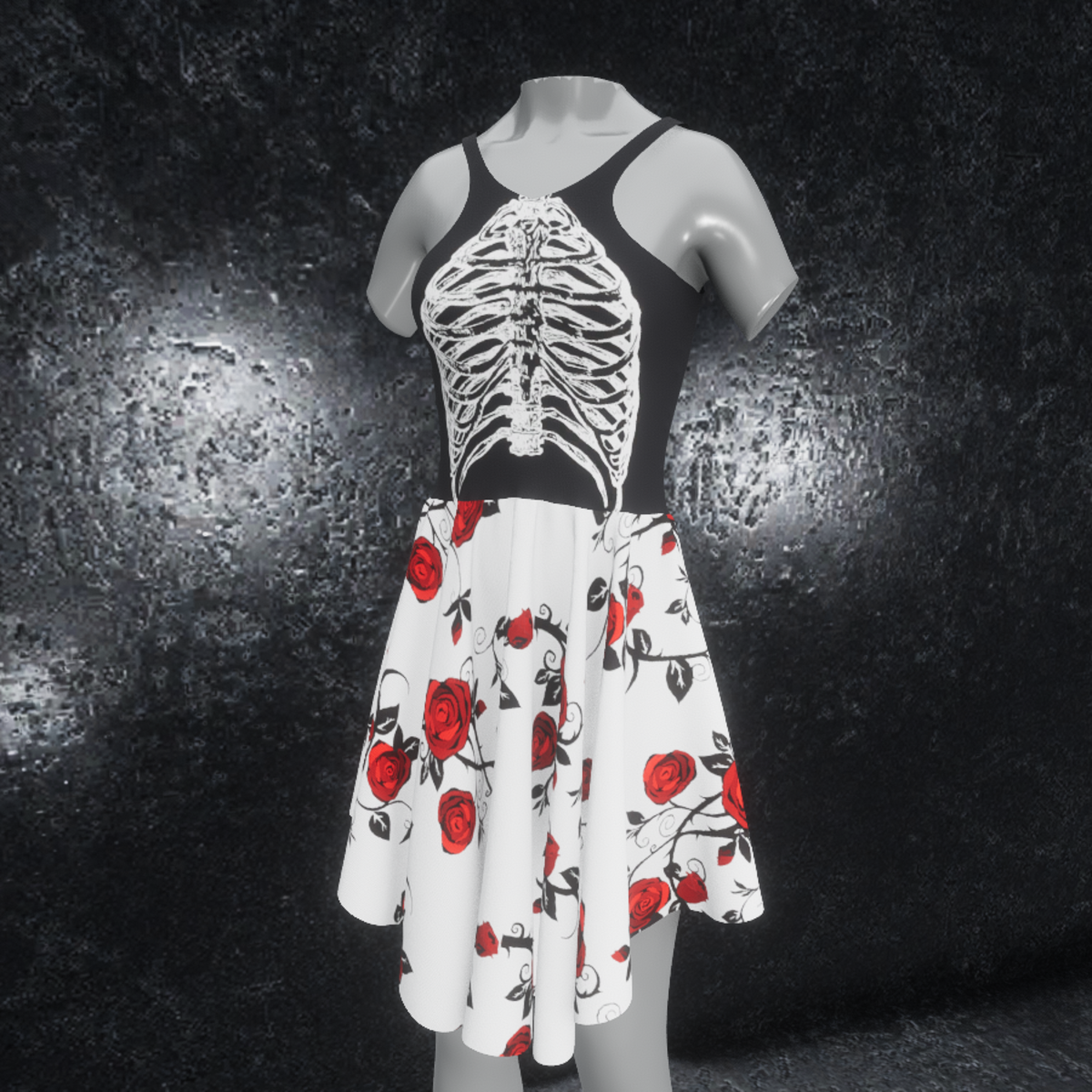 Dress Halloween 2020 black white