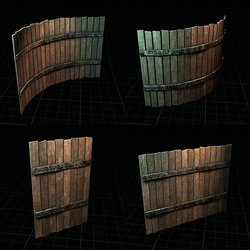 Polygon ~ Wood Fence Collection