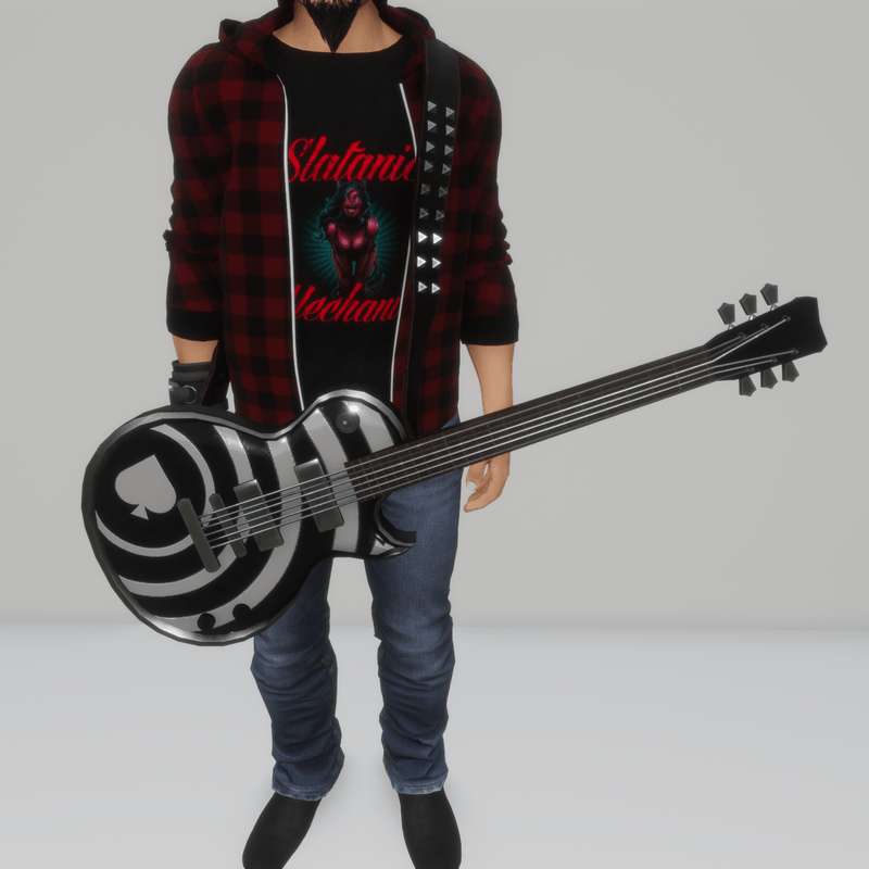 Born to lose electric guitar X series (slatanic)