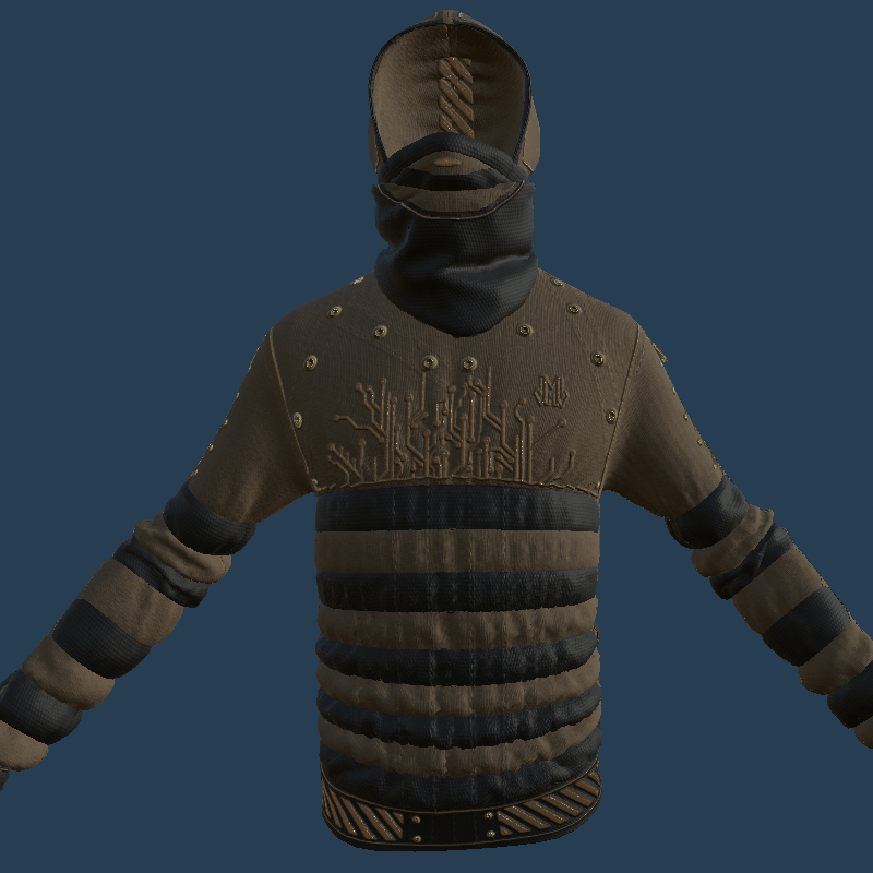 MAIKA JACKET BROWN EMISSIVE