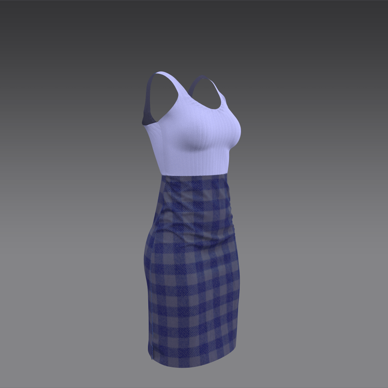 Dress Elly formal blue