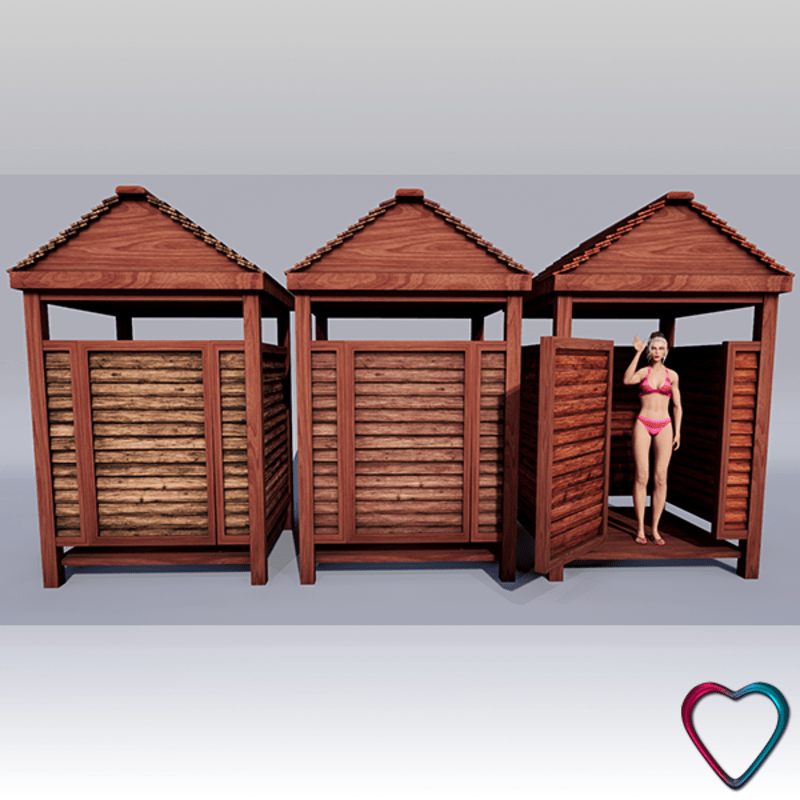 Beach Changing Room - Deep Dockside
