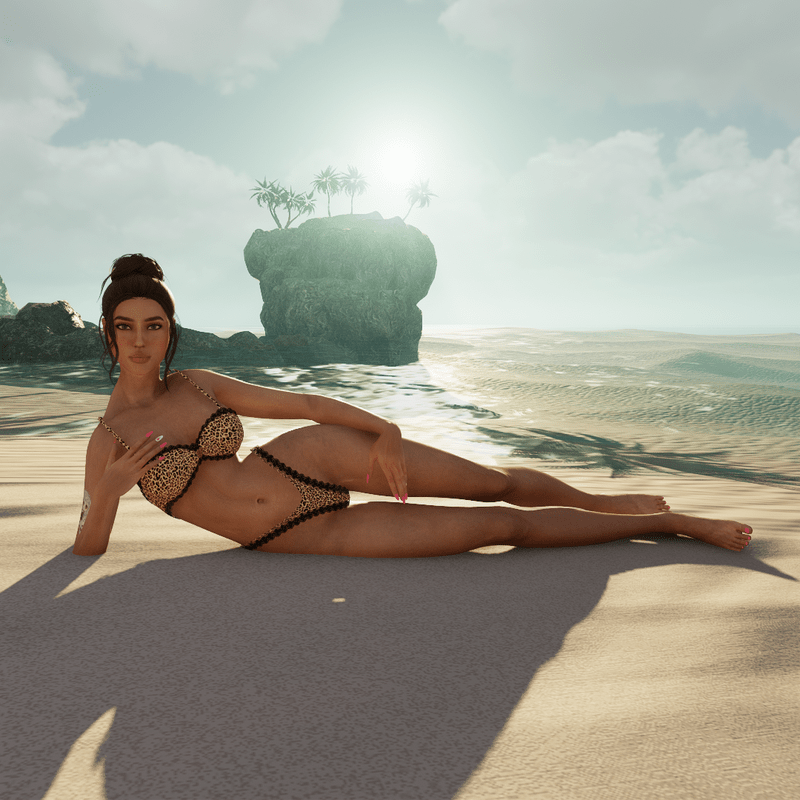 Summer Tanning Pose 01