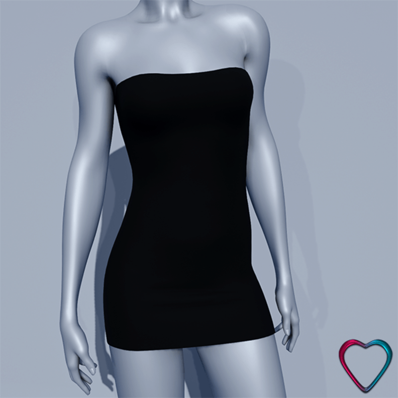 Mini Tube Dress - Black