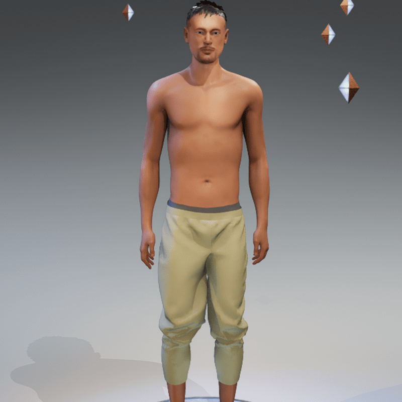 Men's Boho Pants camouflage shade3