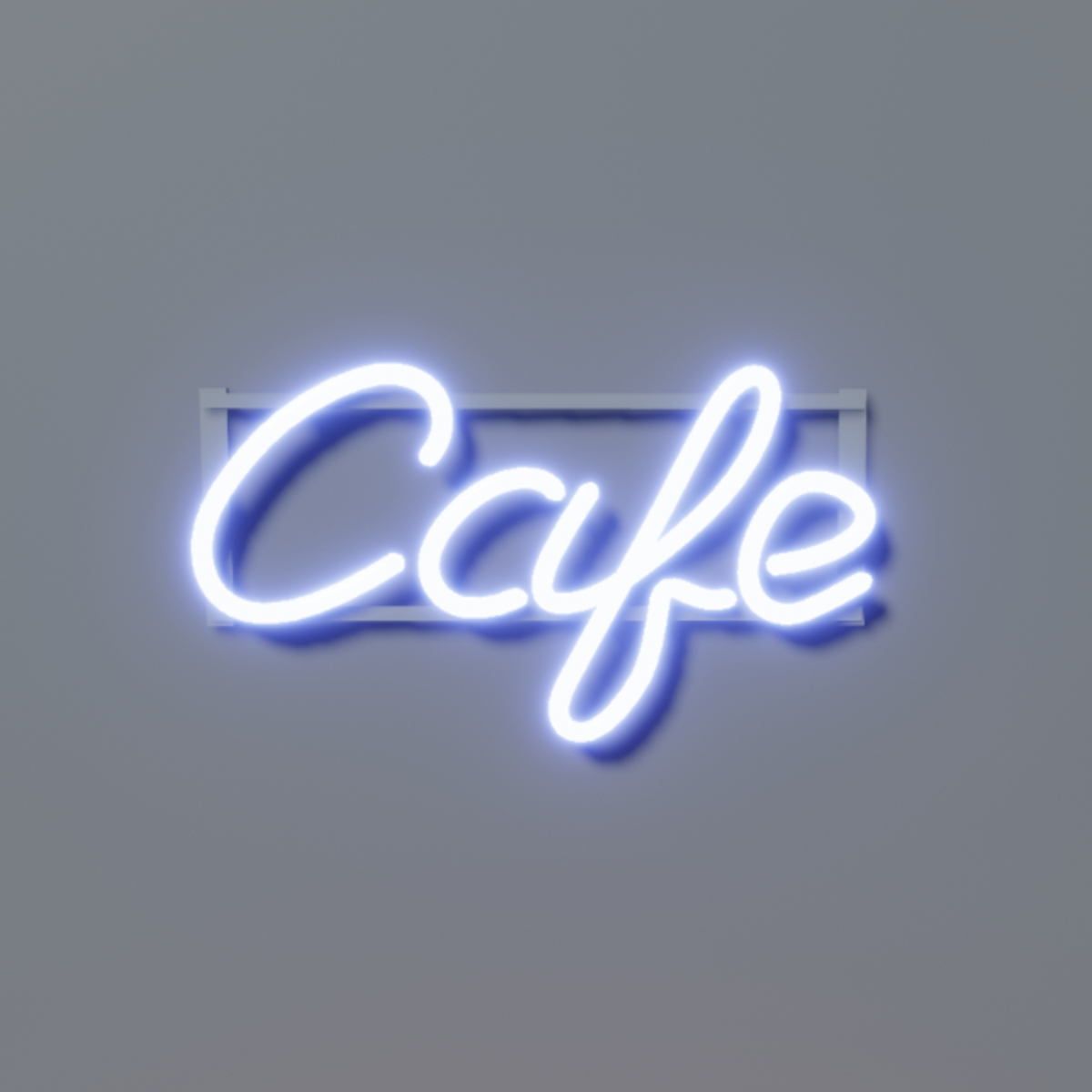 Cafe Neon - Blue