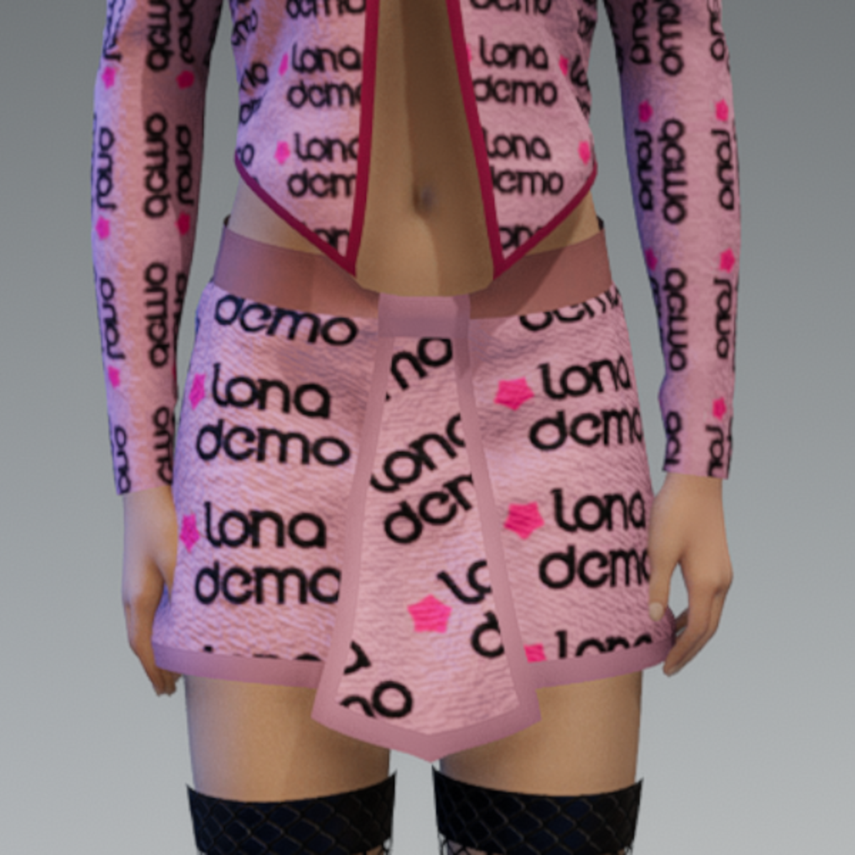 DEMO Dark Phoenix Skirt