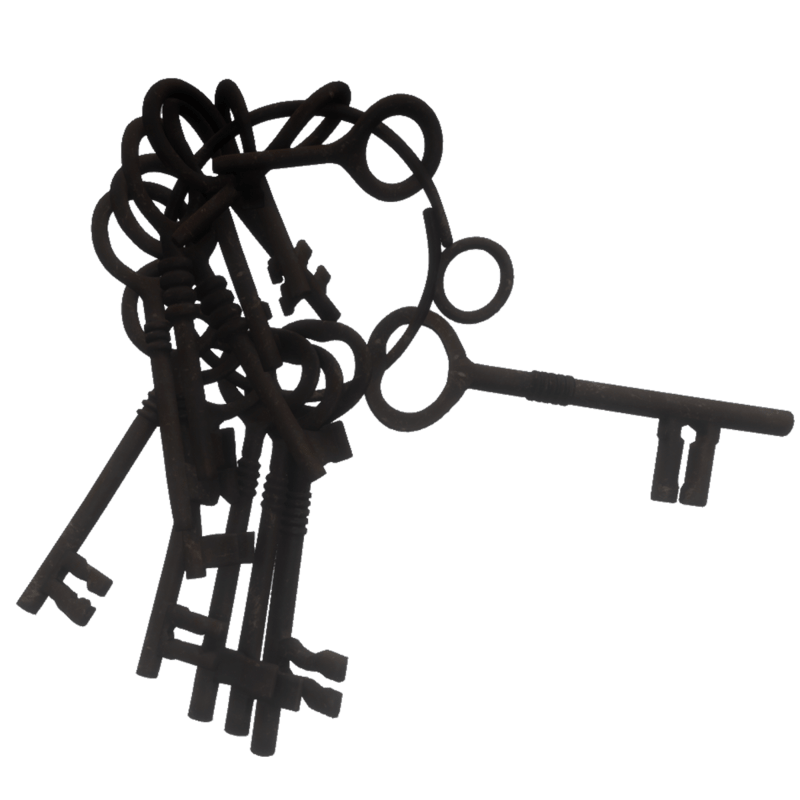 Dropped Skeleton Jailer's Keys