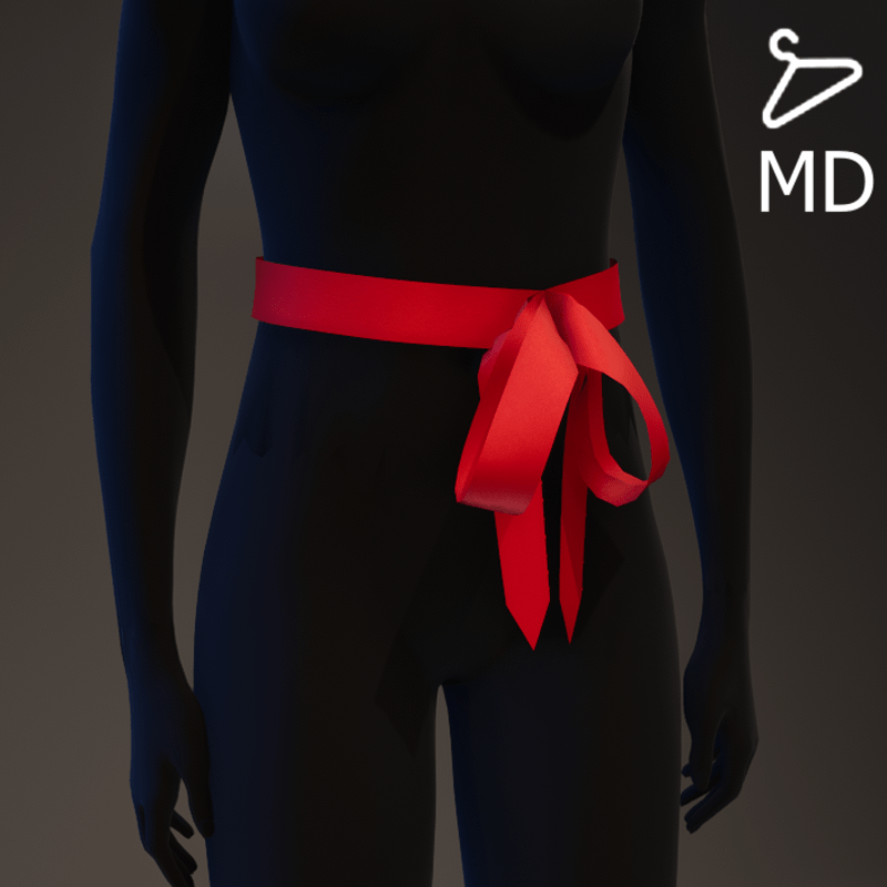 Red Ribbon Belt