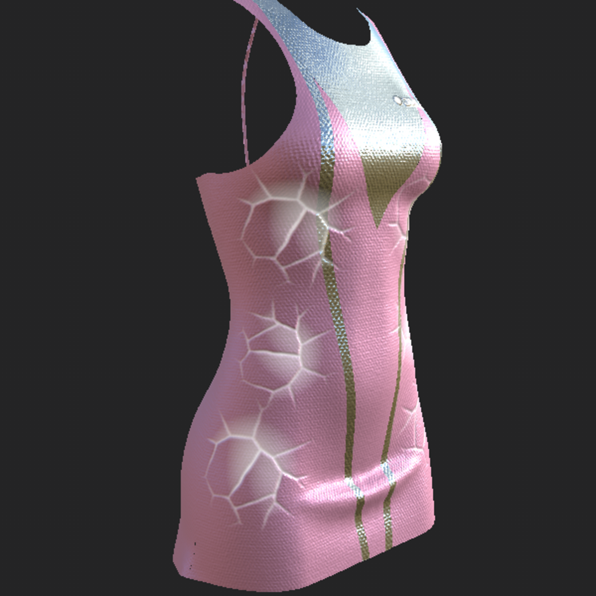 KABAI DRESS_ PINK EMISSIVE