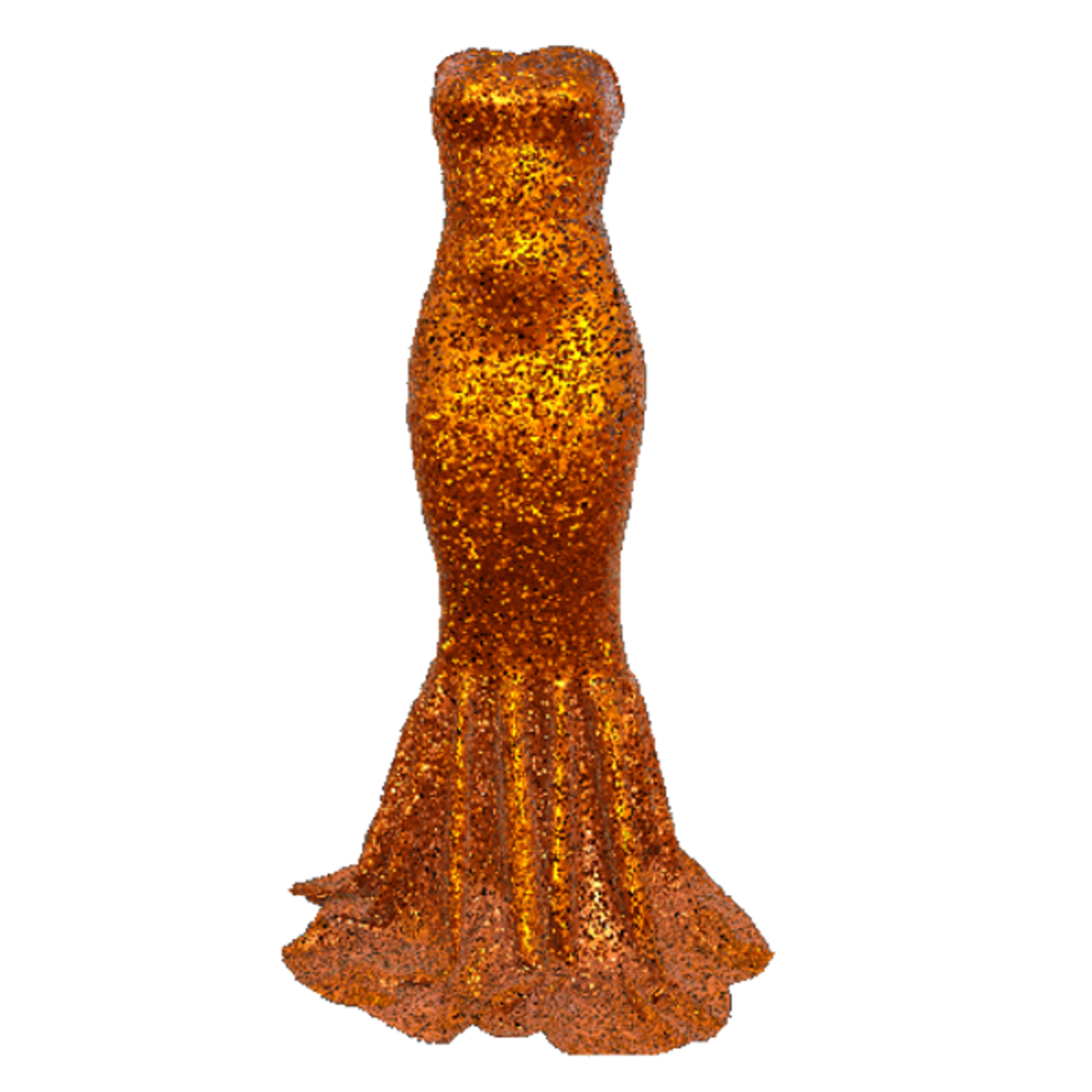 Mermaid Dress AV2 orange