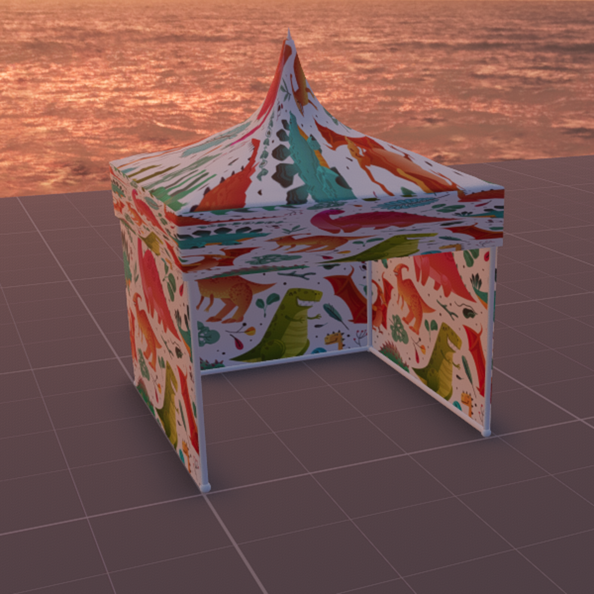 Tent/MarketStall/Gazebo (Dinosaur)