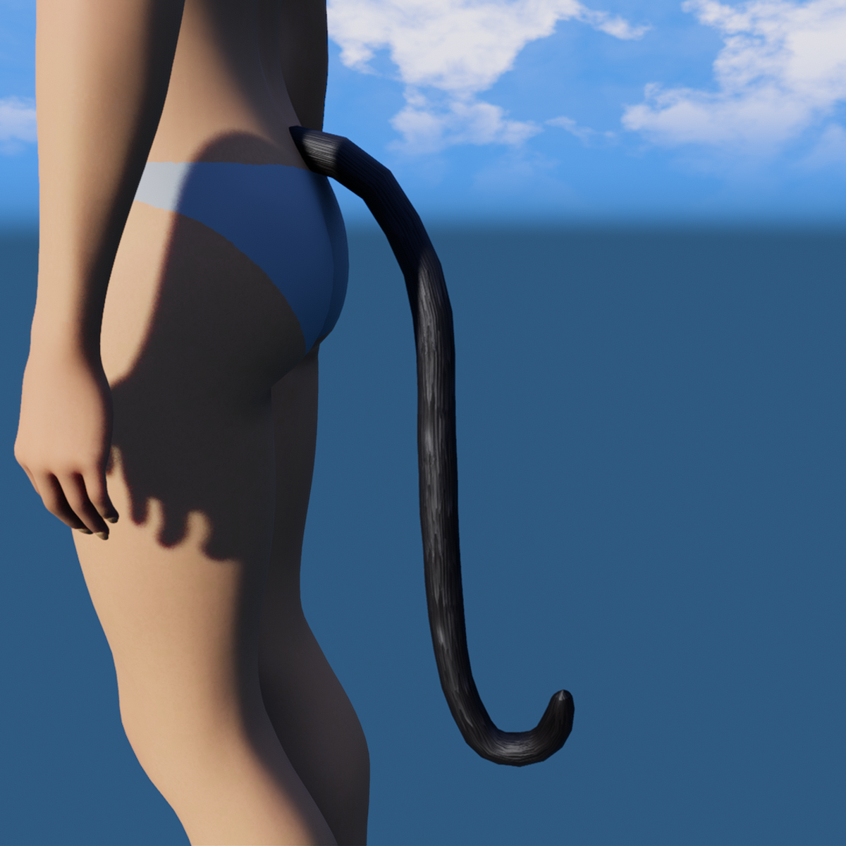 Anime Cat Tail B Chocolate