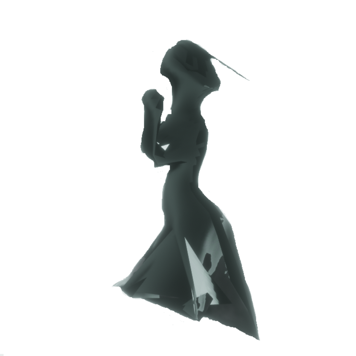 Lady Ghost Silhouette