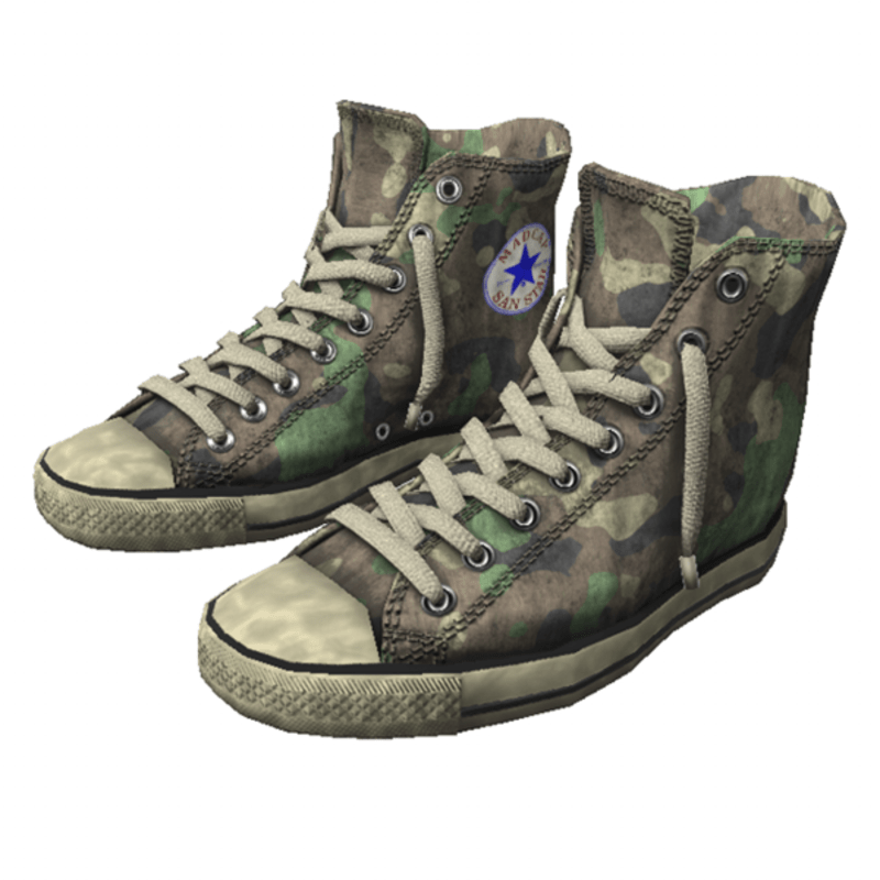 Shoes San-Star sneakers high Camouflage for man