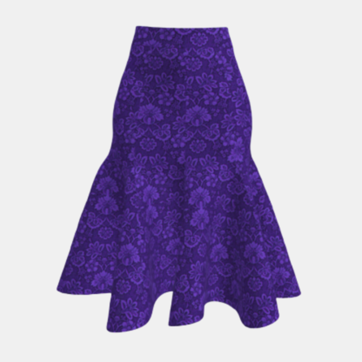 Persian blue floral Skirt