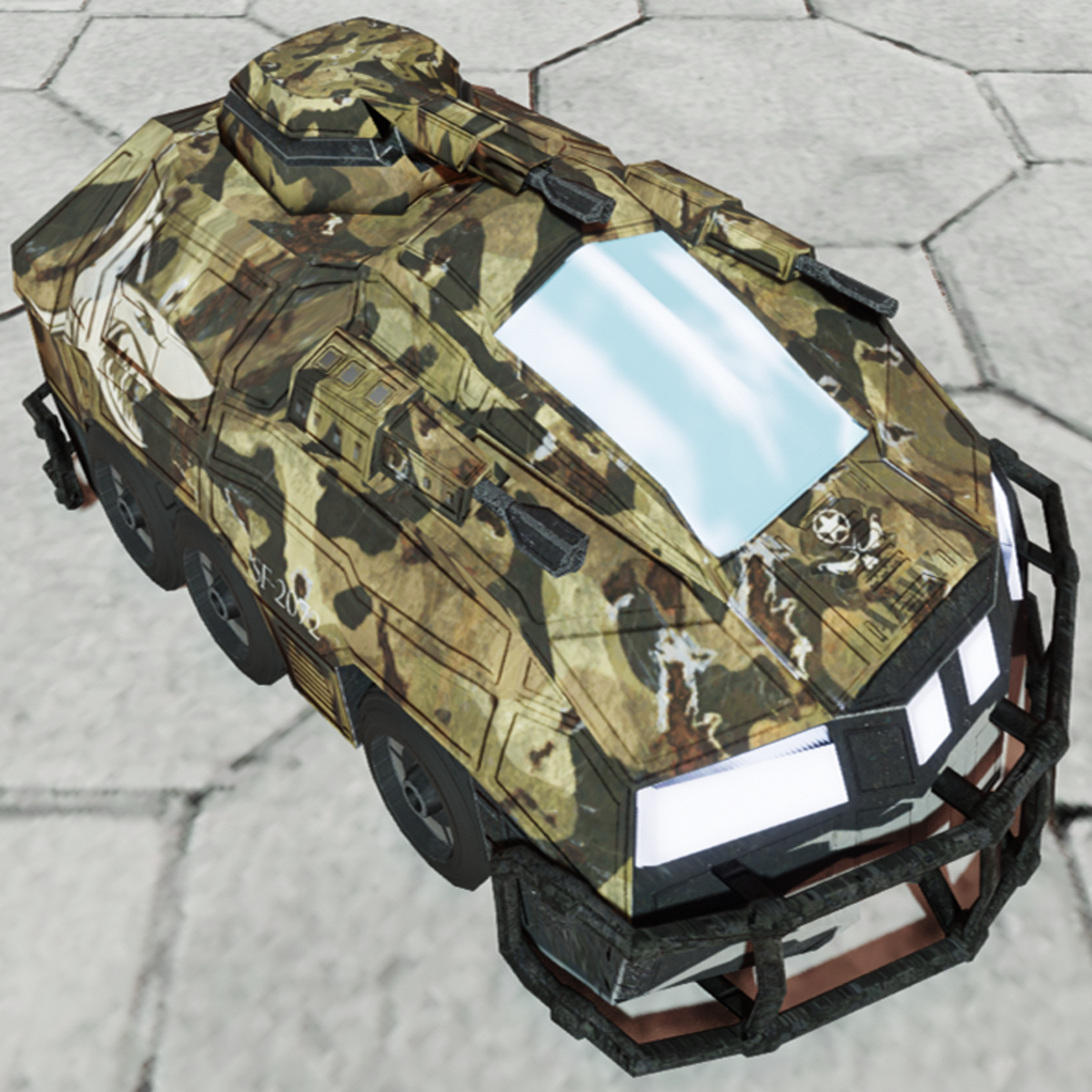 Armored Assault Vehicle Forest Camo
