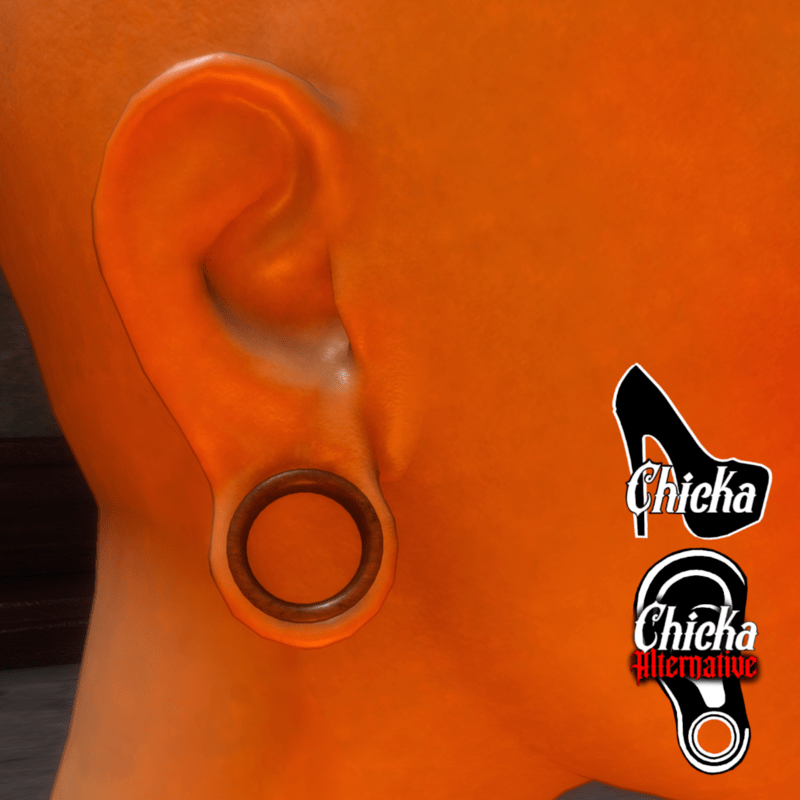 Gauge earring "natural" (CHICKA ALTERNATIVE AVATARS)