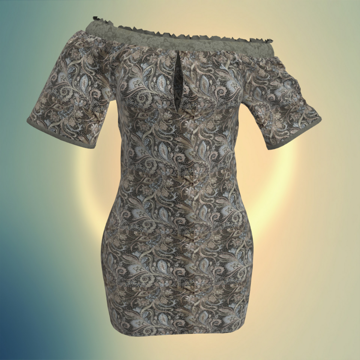 Sexy Embroided Dress