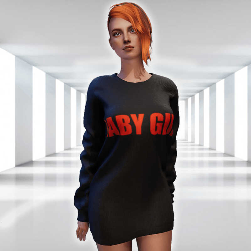 ✿ Baby Girl Sweater Mini Dress ✿