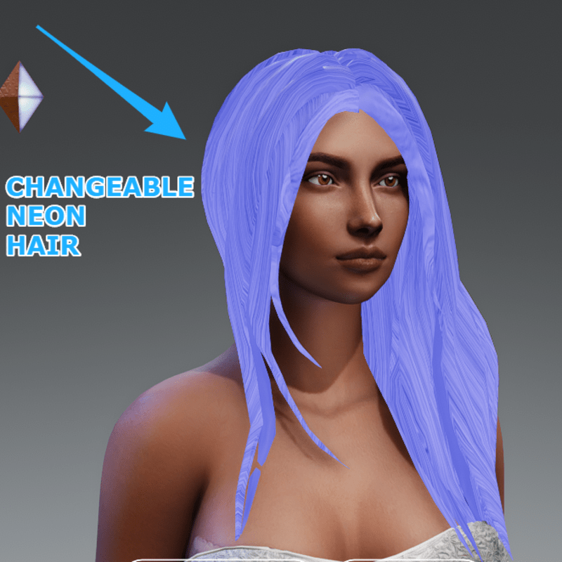 Changeable Neon Hair Katy