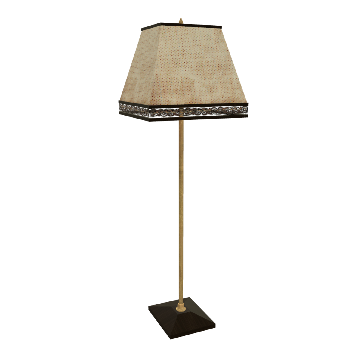 Scripted Floor Lamp