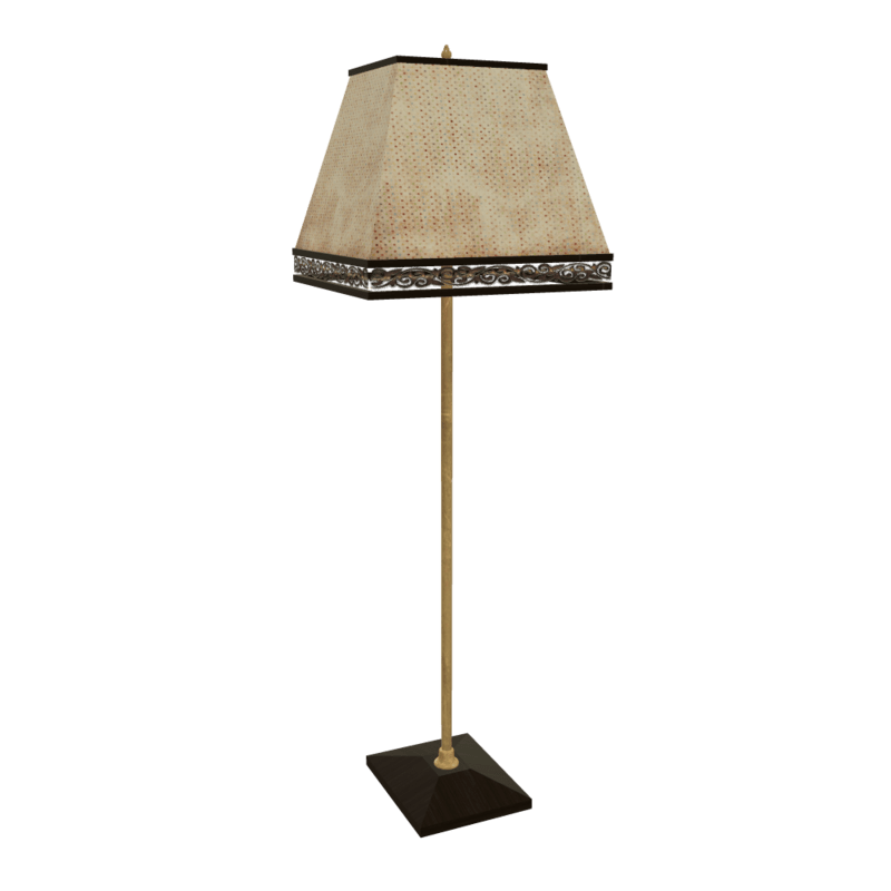 Scripted Floor Lamp