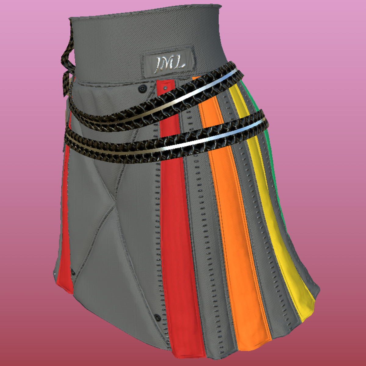 NIKOLA_ FASHION_ SKIRT_ GRAY_