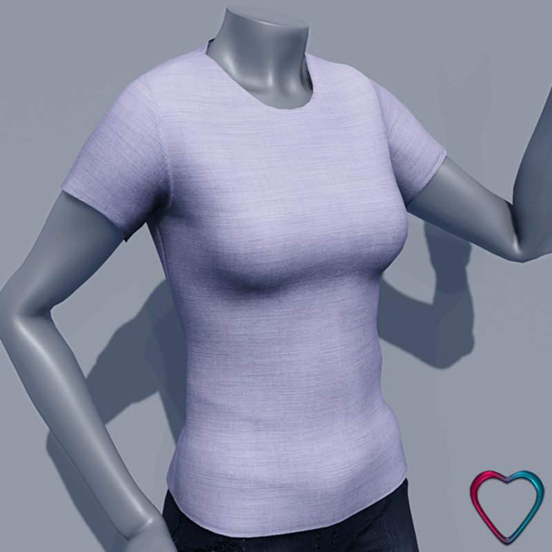 Women Tee-Shirt - Pastel Lilac