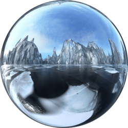 Icescape Glass Ground Skybox