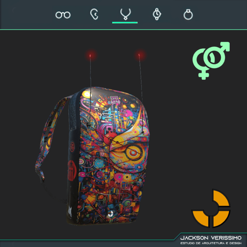 BackPack Minimal Color Abstract