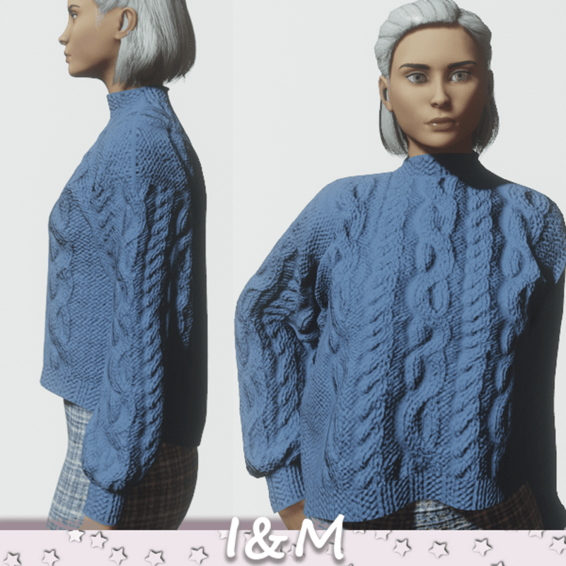 woolen jacket blue
