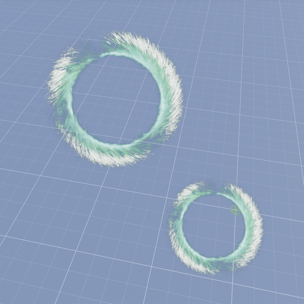 Ring of Sparkles Effect Aqua