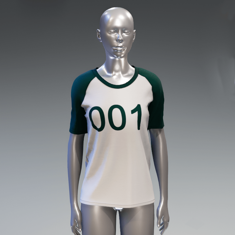 "Squid game" style t-shirt female 001