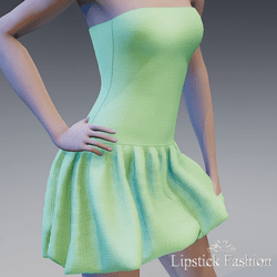 L.F. OLYMPE DRESS PISTACHE