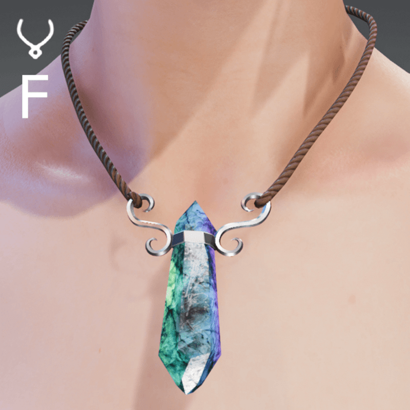 Female Glowing Labradorite Pendant