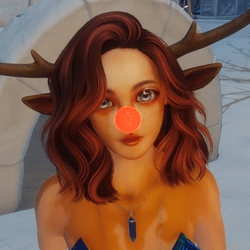 Rudolf Reindeer Nose (Audio Reactive)