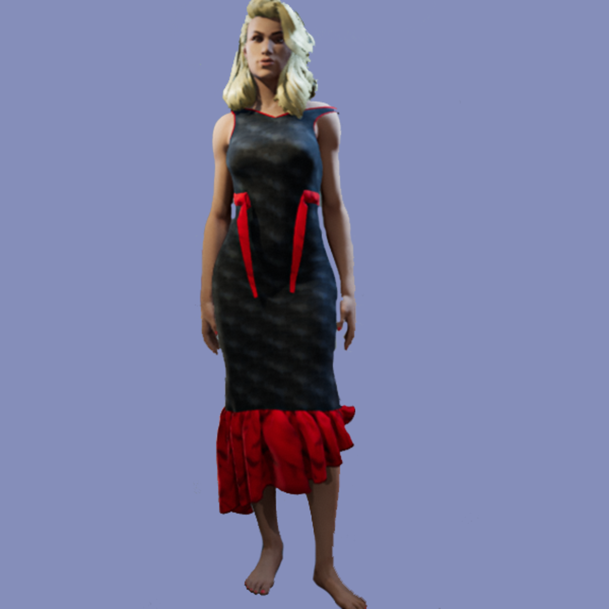 Monsoon in Bright Red