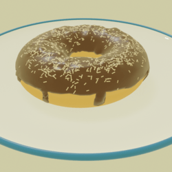 Average Trimmed Glass Solid Plate