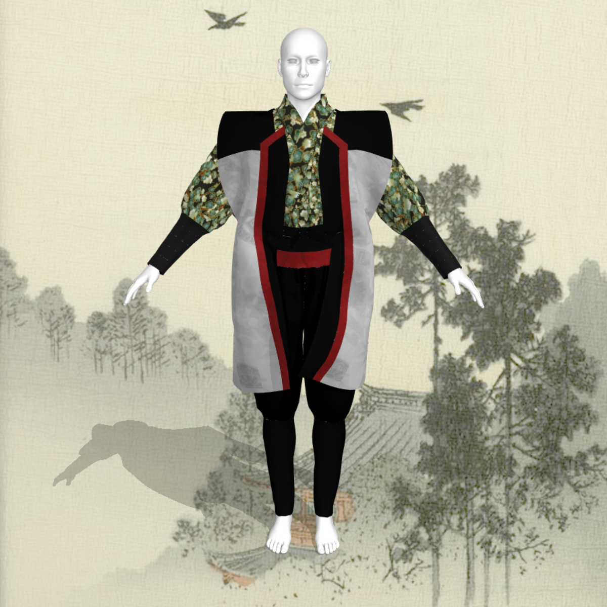 male samurai jinbaori 007