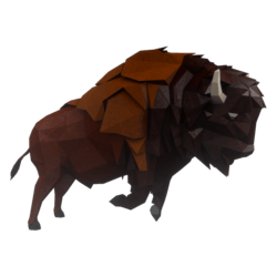 Charging Bison